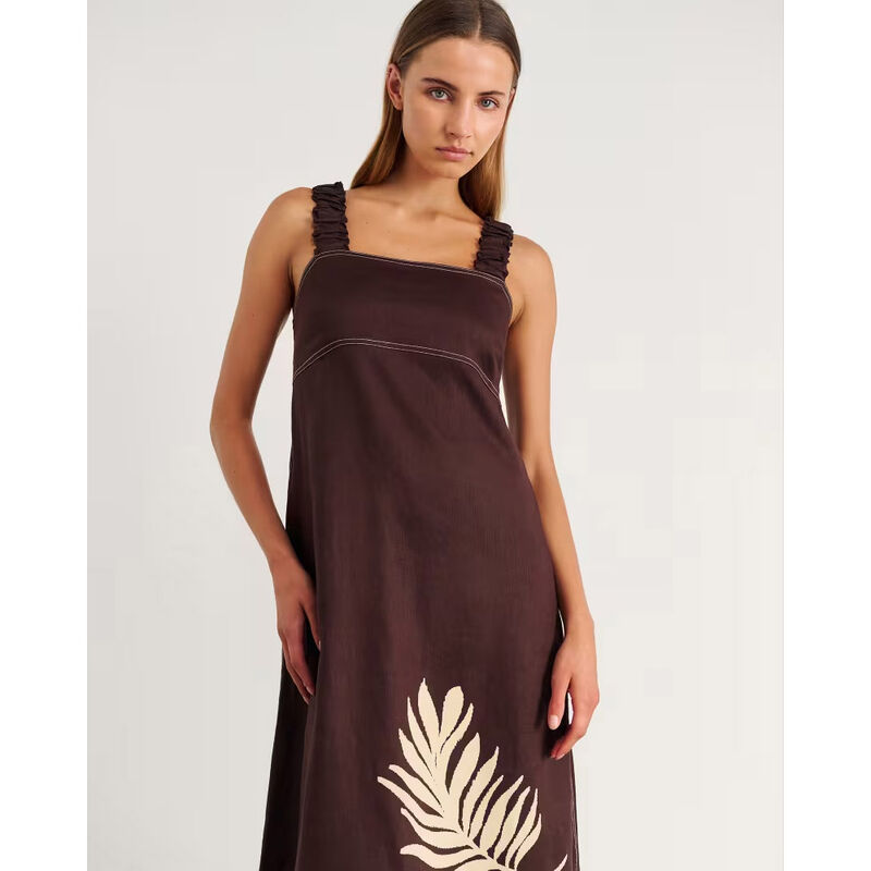 JAG Roam Linen Maxi Dress image number 3